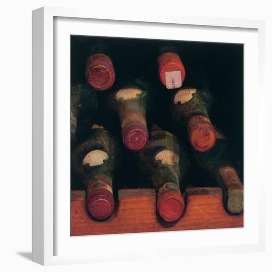 Vintage Wine Cellar II-Amy Melious-Framed Art Print