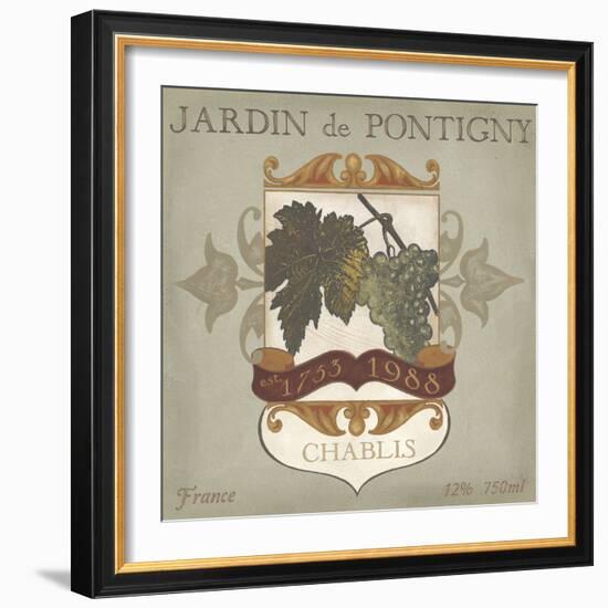 Vintage Wine Labels I-Erica J. Vess-Framed Art Print