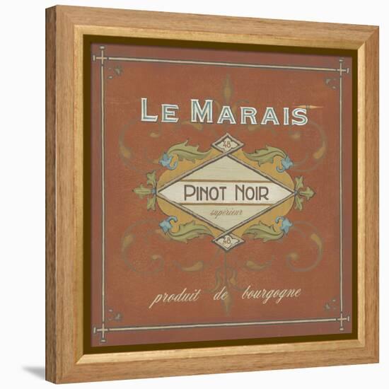 Vintage Wine Labels II-Erica J. Vess-Framed Stretched Canvas