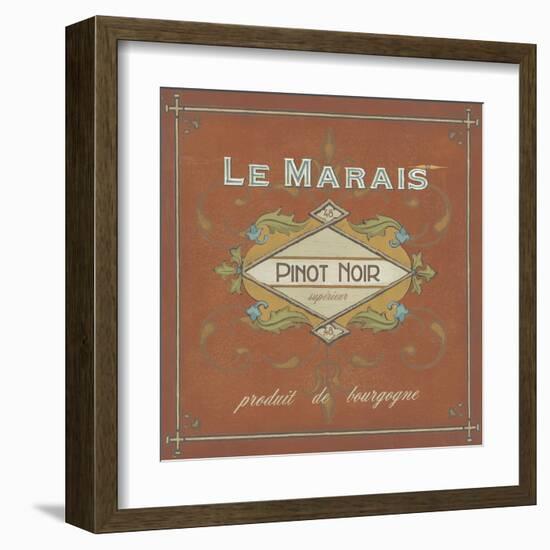 Vintage Wine Labels II-Erica J. Vess-Framed Art Print