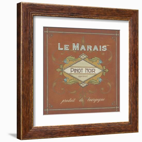 Vintage Wine Labels II-Erica J. Vess-Framed Art Print