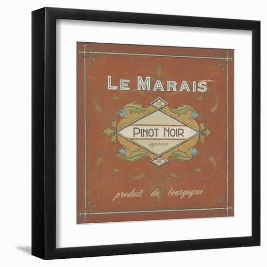 Vintage Wine Labels II-Erica J. Vess-Framed Art Print