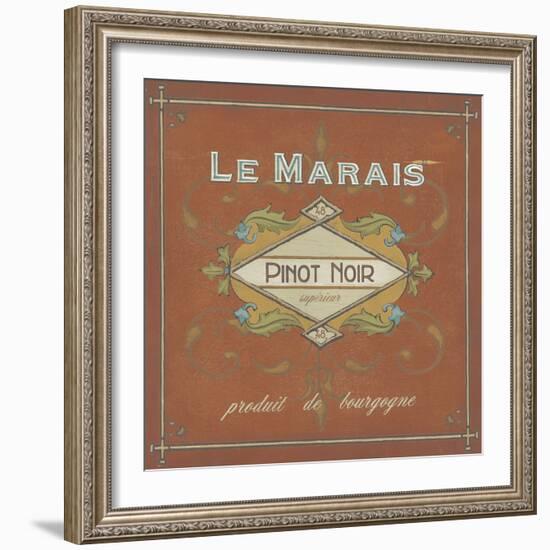 Vintage Wine Labels II-Erica J. Vess-Framed Art Print