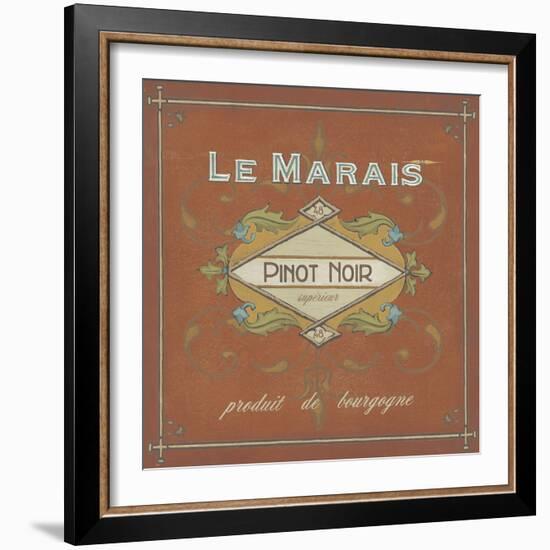 Vintage Wine Labels II-Erica J. Vess-Framed Art Print