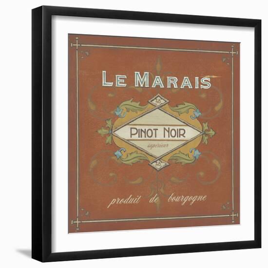 Vintage Wine Labels II-Erica J. Vess-Framed Art Print