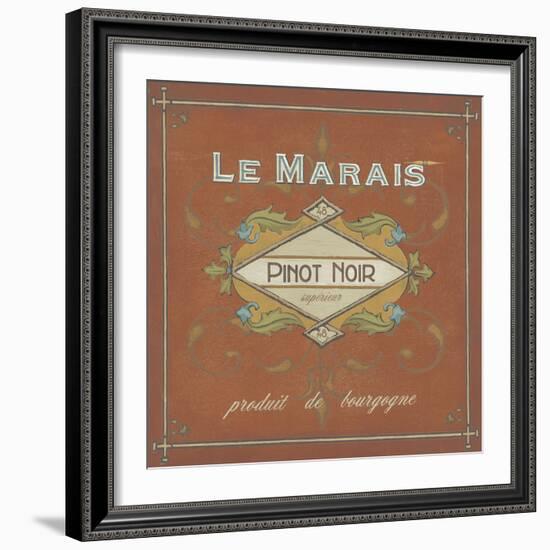 Vintage Wine Labels II-Erica J. Vess-Framed Art Print