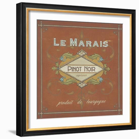 Vintage Wine Labels II-Erica J. Vess-Framed Art Print