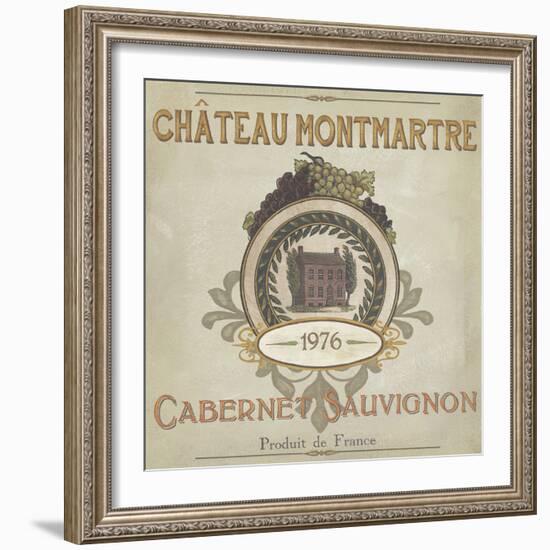 Vintage Wine Labels III-Erica J. Vess-Framed Art Print