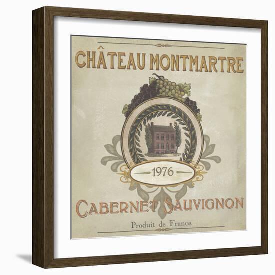 Vintage Wine Labels III-Erica J. Vess-Framed Art Print