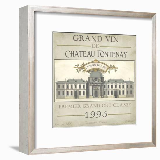 Vintage Wine Labels IX-Erica J^ Vess-Framed Art Print