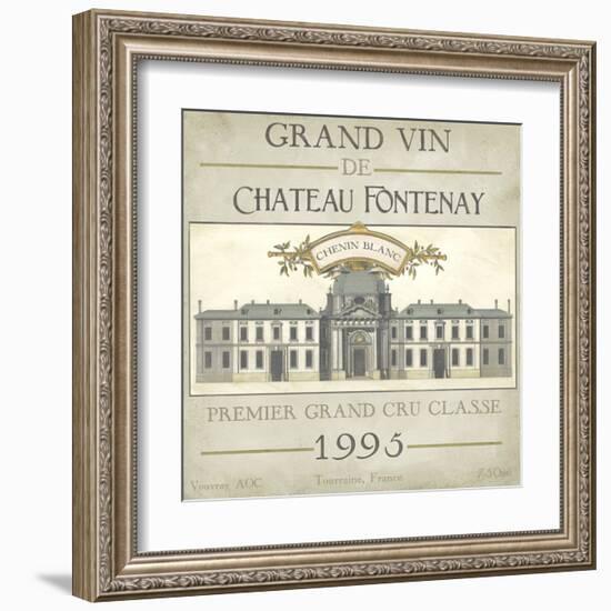 Vintage Wine Labels IX-Erica J^ Vess-Framed Art Print