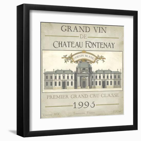 Vintage Wine Labels IX-Erica J^ Vess-Framed Art Print