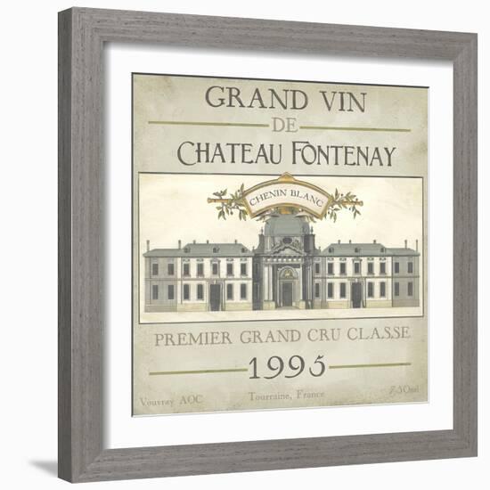 Vintage Wine Labels IX-Erica J. Vess-Framed Art Print