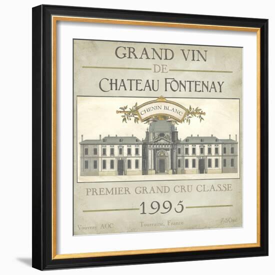 Vintage Wine Labels IX-Erica J. Vess-Framed Art Print