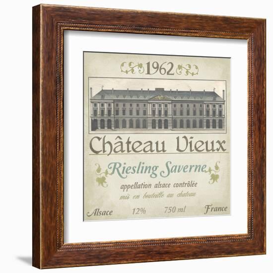 Vintage Wine Labels VII-Erica J. Vess-Framed Art Print