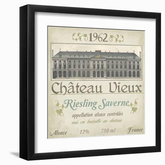 Vintage Wine Labels VII-Erica J. Vess-Framed Art Print