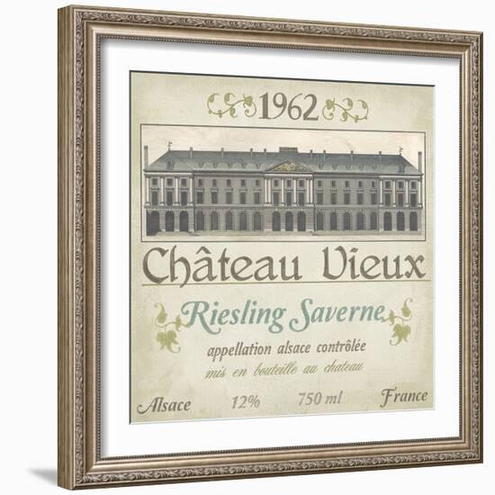 Vintage Wine Labels VII-Erica J. Vess-Framed Art Print