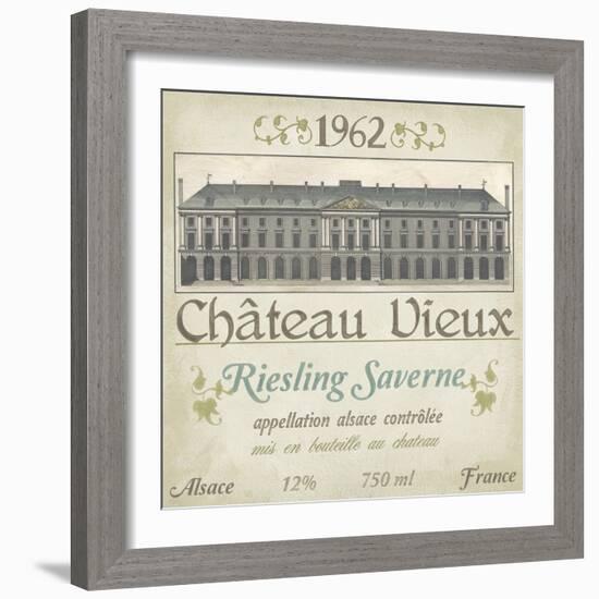 Vintage Wine Labels VII-Erica J. Vess-Framed Art Print