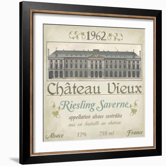 Vintage Wine Labels VII-Erica J. Vess-Framed Art Print