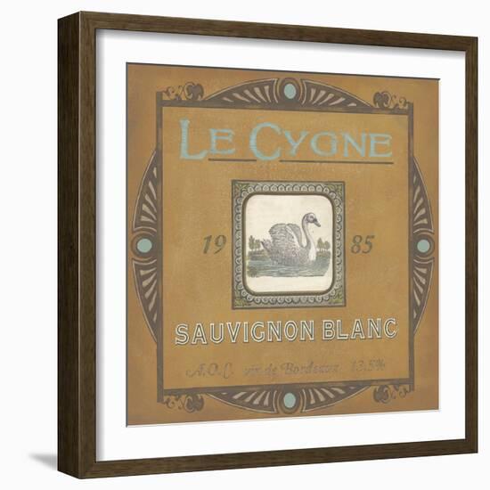 Vintage Wine Labels VIII-Erica J. Vess-Framed Art Print