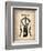 Vintage Wine Opener 1-NaxArt-Framed Art Print