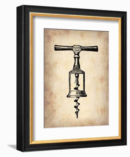 Vintage Wine Opener 2-NaxArt-Framed Premium Giclee Print