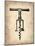 Vintage Wine Opener 2-NaxArt-Mounted Art Print