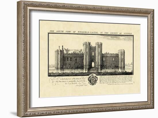 Vintage Wingfield Castle-Nathaniel Buck-Framed Art Print