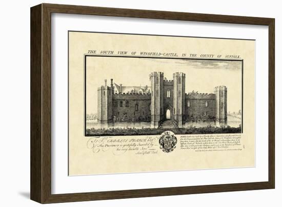 Vintage Wingfield Castle-Nathaniel Buck-Framed Art Print