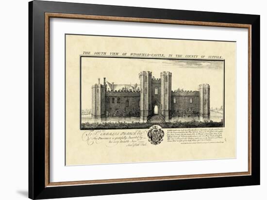 Vintage Wingfield Castle-Nathaniel Buck-Framed Art Print