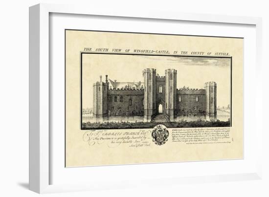 Vintage Wingfield Castle-Nathaniel Buck-Framed Art Print