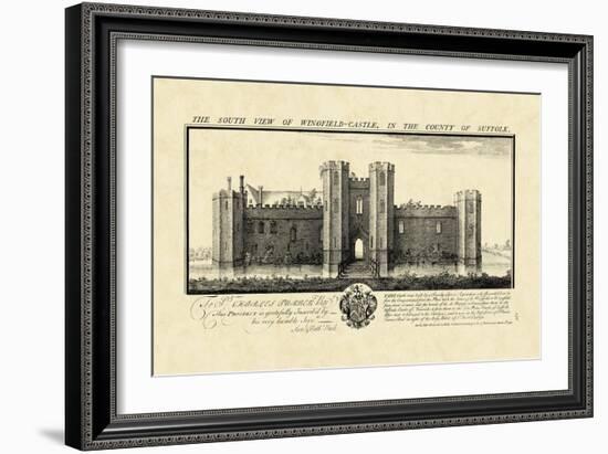 Vintage Wingfield Castle-Nathaniel Buck-Framed Art Print