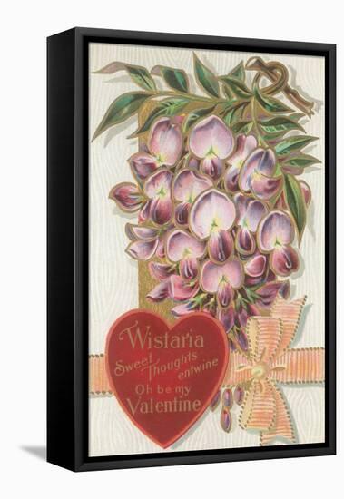 Vintage Wisteria Valentine-null-Framed Stretched Canvas