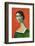 Vintage Woman in Green-Sharyn Bursic-Framed Photographic Print