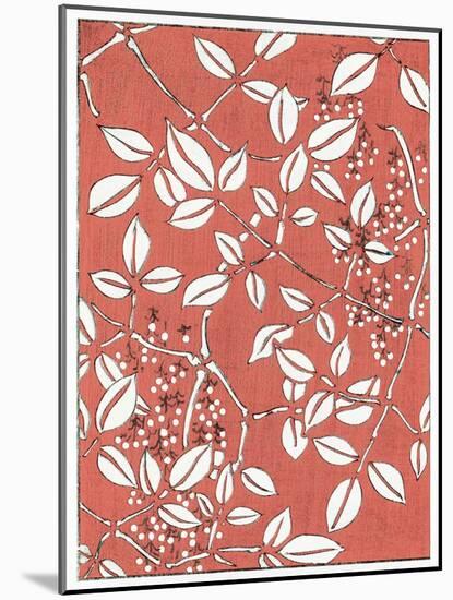 Vintage Woodblock Screen II-Stellar Design Studio-Mounted Art Print