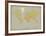 Vintage World Map-Unknown The Vintage Collection-Framed Art Print