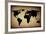 Vintage World Map-ilolab-Framed Art Print