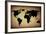 Vintage World Map-ilolab-Framed Art Print