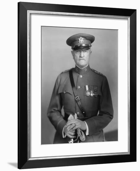 Vintage World War One Photo of General John J. Pershing-Stocktrek Images-Framed Photographic Print