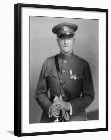 Vintage World War One Photo of General John J. Pershing-Stocktrek Images-Framed Photographic Print