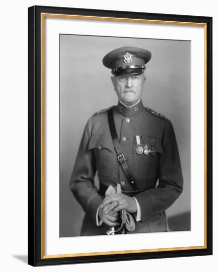 Vintage World War One Photo of General John J. Pershing-Stocktrek Images-Framed Photographic Print