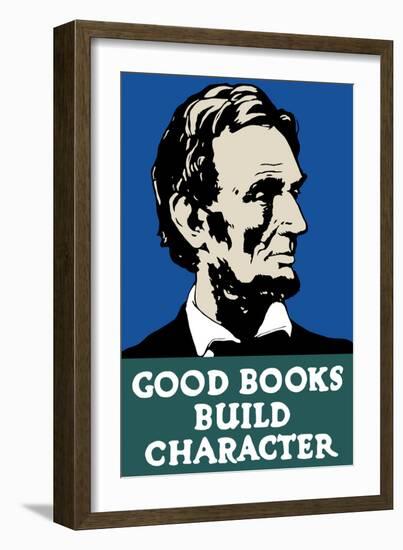 Vintage Wpa Propaganda Poster Featuring President Abraham Lincoln-null-Framed Premium Giclee Print