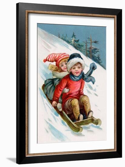 Vintage Xmas 1-Vintage Apple Collection-Framed Giclee Print