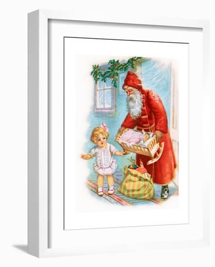 Vintage Xmas 3-Vintage Apple Collection-Framed Giclee Print