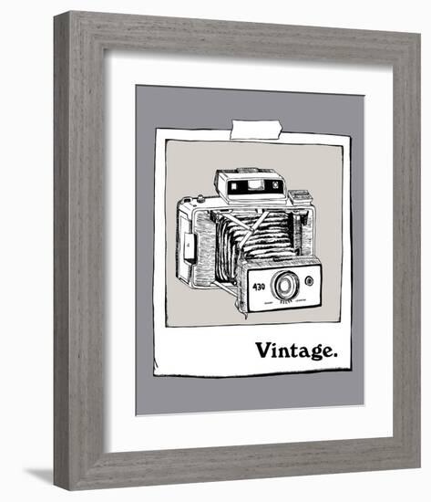 Vintage-Urban Cricket-Framed Art Print