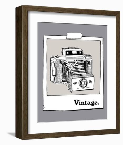 Vintage-Urban Cricket-Framed Art Print