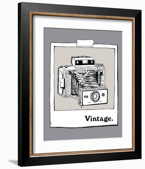 Vintage-Urban Cricket-Framed Art Print