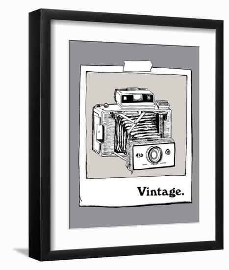 Vintage-Urban Cricket-Framed Art Print