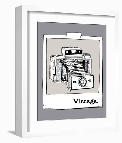 Vintage-Urban Cricket-Framed Art Print