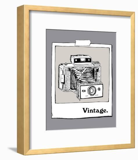 Vintage-Urban Cricket-Framed Art Print